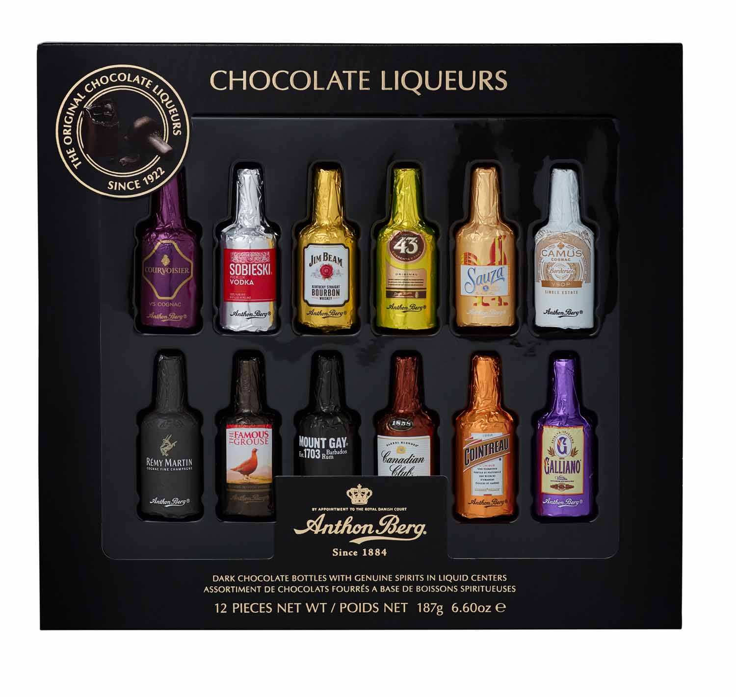 Chocolate Liqueurs 12 Pcs